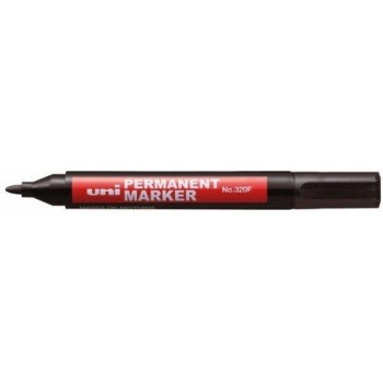 Marker permanentny NO-320F okrągły czarny UNI