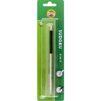 Ołówek 2B grafitowo-gumowy SUDOKU na blistrze 1350/ BL KOH-I-NOOR