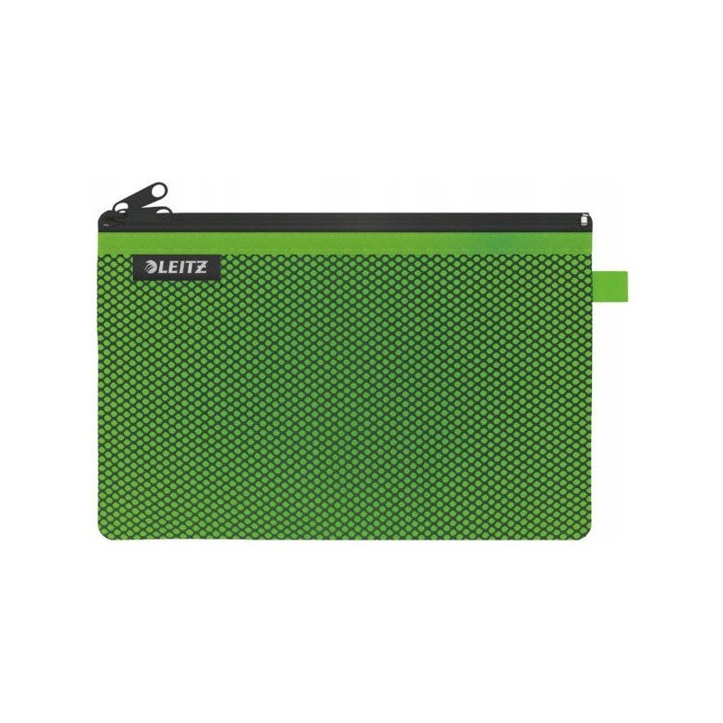 Koszulka z suwakiem z dwoma przegródkami Leitz WOW, rozmiar L, zielona 40130054