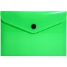 Teczka kopertowa na dokumenty A6 na zatrzask PP neonowy zielony TK-NEON-A6-03 BIURFOL