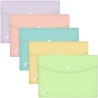Teczka kopertowa Urban Oxford PASTEL A5 mix kolorów (5sztuk) 400187615