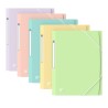 Teczka z gumką A4+ OXFORD URBAN pastel mix kolor 400187619