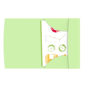 Teczka z gumką A4+ OXFORD URBAN pastel mix kolor 400187619