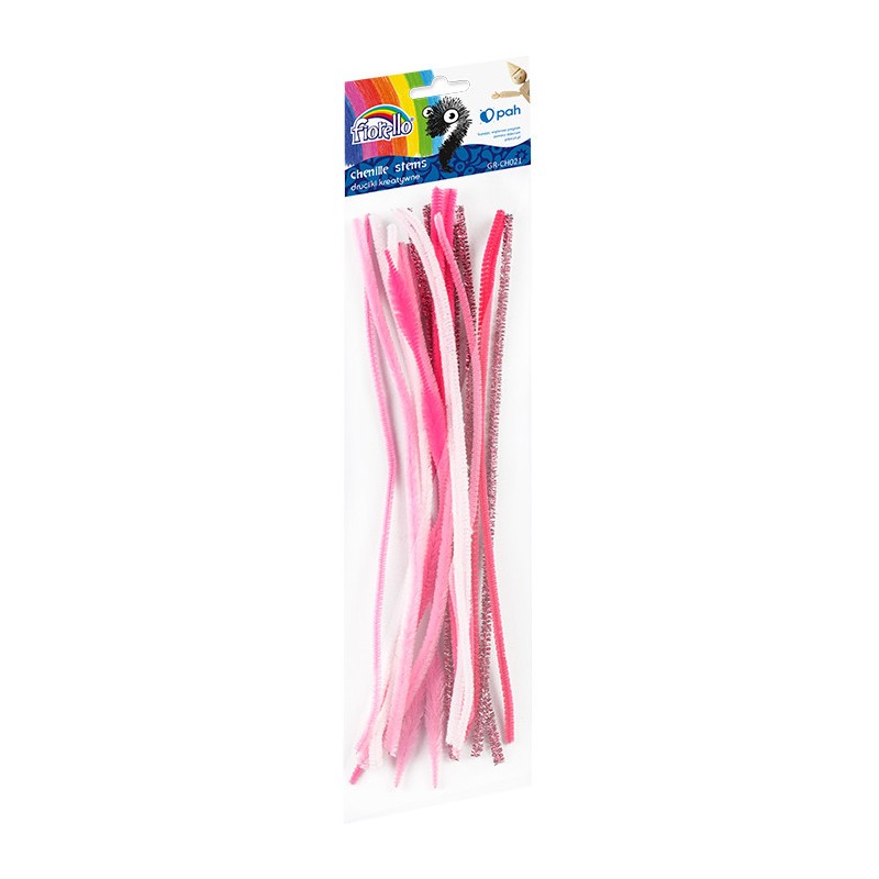 Druciki kreatywne 30cm różowe (20) GR-CH021 FIORELLO 170-2615