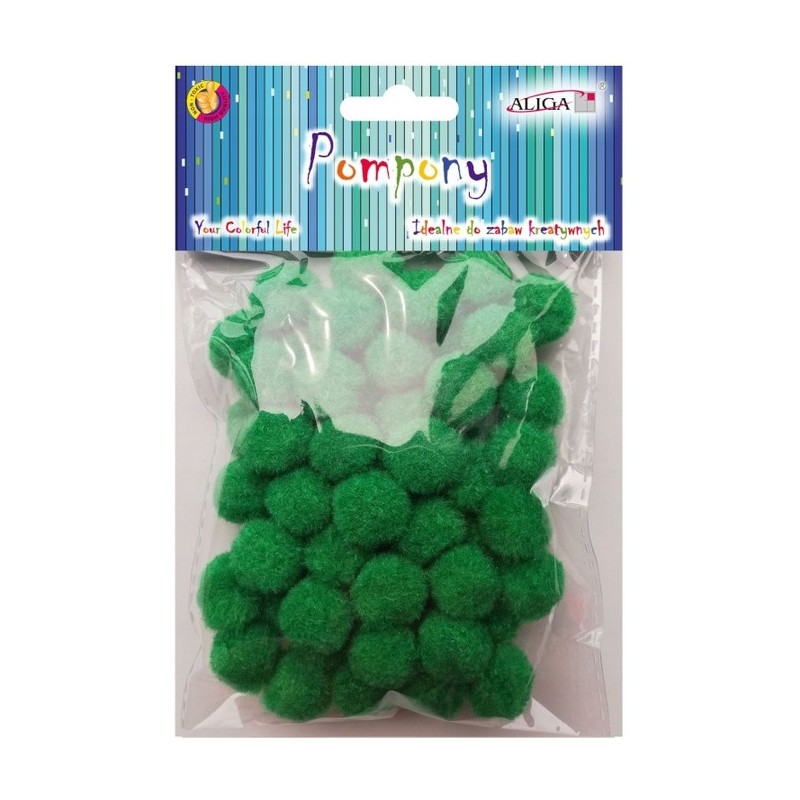 Pompony POM-402 zielone ALIGA