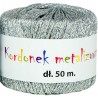 Kordonek metalizowany 2mmx50m srebrny KOB-02 ALIGA
