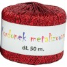 Kordonek metalizowany 2mmx50m czerwony KOB-04 ALIGA