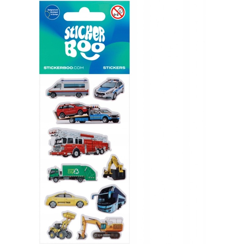 Naklejki 60x180mm AUTA 534609 STICKERBOO