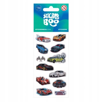 Naklejki 60x180mm AUTA 534609 STICKERBOO