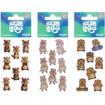 Naklejki kuoka mix 66x180mm STICKER BOO 572111