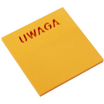 Bloczek samoprzylepny 75x75mm UWAGA 50k 110328 SMART