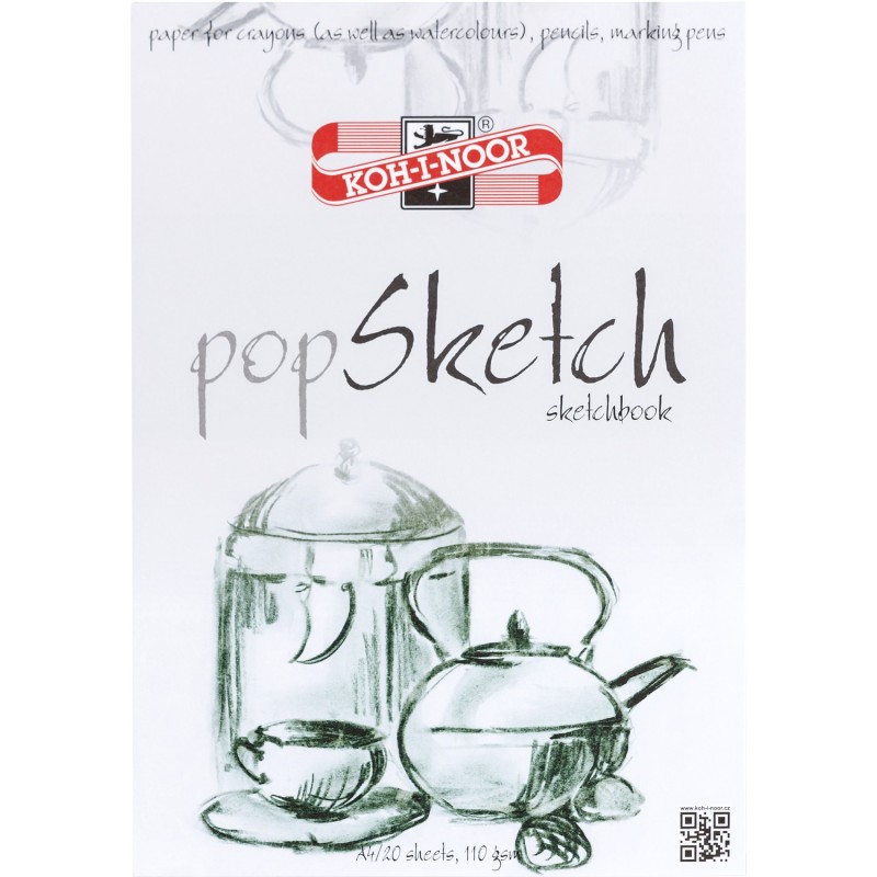 Blok szkicowy POP SKETCH A4 50ark.100g BLO-SZPOA4-00104 KOH-I-NOOR