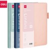 Notes A5 144k linia w skórzanej oprawie Linfini mix kolorów EN157L DELI