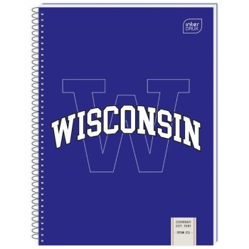 Kołonotatnik A4 50k kratka miękka oprawa INTERDRUK