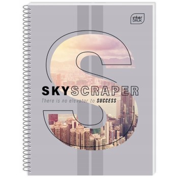 Kołonotatnik A4 160k kratka miękka oprawa INTERDRUK