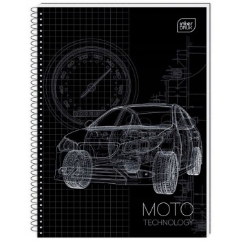 Kołonotatnik A5 100k kratka miękka oprawa INTERDRUK