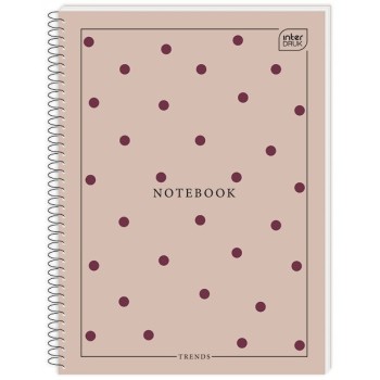 Kołonotatnik A5 100k kratka miękka oprawa INTERDRUK