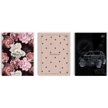 Kołonotatnik A5 100k kratka miękka oprawa INTERDRUK