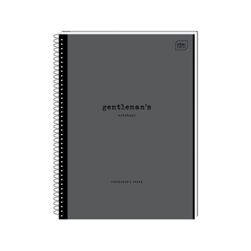 Kołonotatnik A4 100k kratka miękka oprawa INTERDRUK