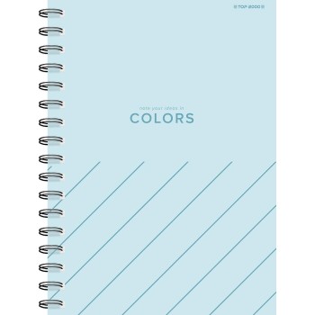 Kołozeszyt A6 80k kratka COLORS 400169231 TOP 2000