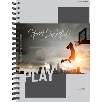 Kołozeszyt A5 80k kratka POSTER 400182023 TOP 2000