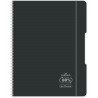 Kołozeszyt A5 80k kratka ECO PP OCEAN czarny 400198753 HERLITZ