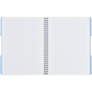 Kołozeszyt A5 80k kratka ECO PP PASTEL błektiny 400198755 HERLITZ