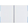Kołozeszyt A5 80k kratka ECO PP PASTEL błektiny 400198755 HERLITZ