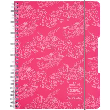 Kołozeszyt A5 80k kratka ECO PP COLORS różowy 400198751 HERLITZ