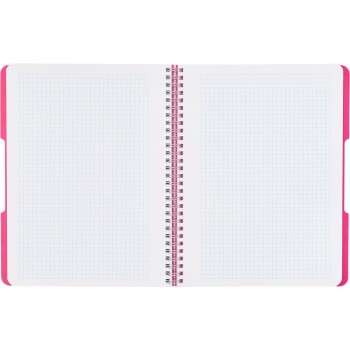 Kołozeszyt A5 80k kratka ECO PP COLORS różowy 400198751 HERLITZ