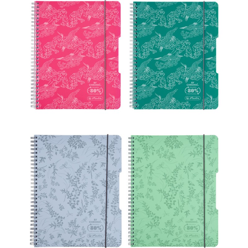 Kołozeszyt A5 80k kratka ECO PP COLORS mix kolorów 400198744 HERLITZ