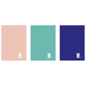 Zeszyt A4 96k kratka UV kolory ONE COLOR INTERDRUK