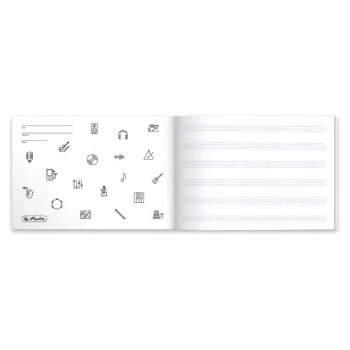 Zeszyt do nut A5 16k MUZYKA 400198008 HERLITZ