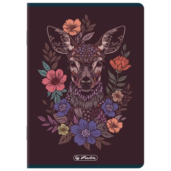 Zeszyt A5 60k kratka z marginesem PREMIUM FLORIMALS 400206285 HERLITZ