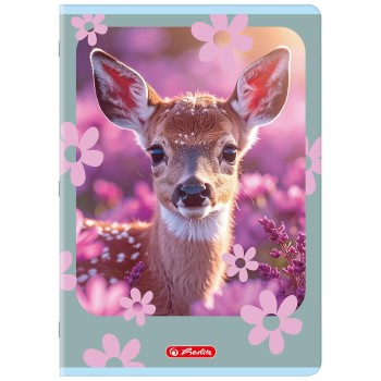 Zeszyt A4 32k kratka z marginesem ANIMALS 400206430 HERLITZ