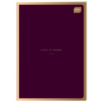 Zeszyt A4 60k kratka 70g METALLIC SATIN GOLD INTERDRUK