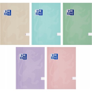 Zeszyt szkolny A5 Brulion 96 kartek w linię z marginesem TOUCH PASTEL 400175293 OXFORD