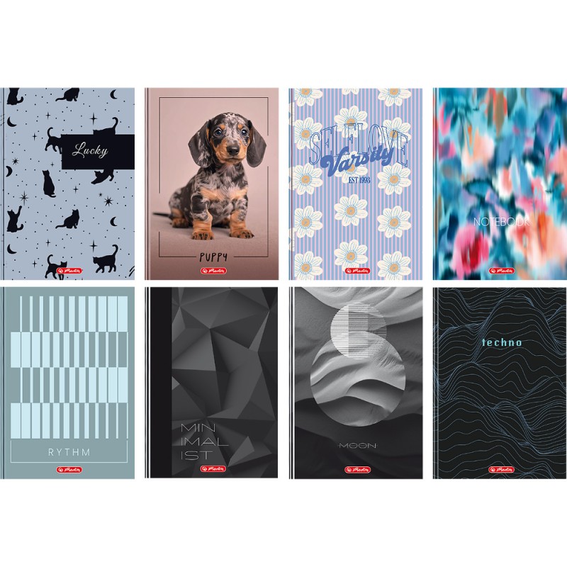 Brulion A4 96k linia z marginesem mix okładek 400207787 HERLITZ