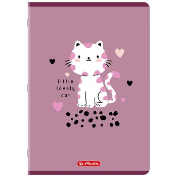 Zeszyt A4 32k linia podwójna kolorowa mix 400206361 HERLITZ