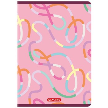 Zeszyt A4 32k linia podwójna kolorowa mix 400206361 HERLITZ