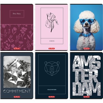 Zeszyt A4 80k kratka z marginesem mix 400206367 HERLITZ