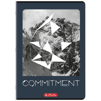 Zeszyt A4 80k kratka z marginesem mix 400206367 HERLITZ