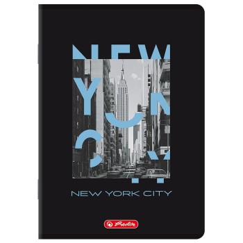 Zeszyt A5 60k linia z marginesem mix 400206346 HERLITZ