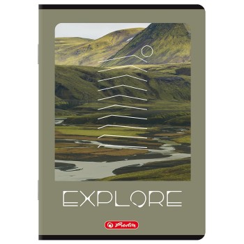 Zeszyt A5 80k kratka z marginesem mix 400206357 HERLITZ