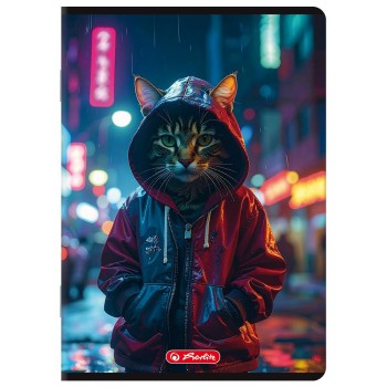 Zeszyt A5 96k kratka z marginesem mix 400206359 HERLITZ