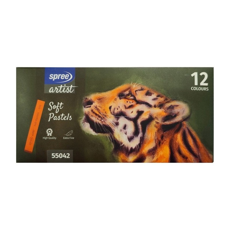 Pastele suche extra fine 12 kolorów SPREE artist PAS-550420-00101