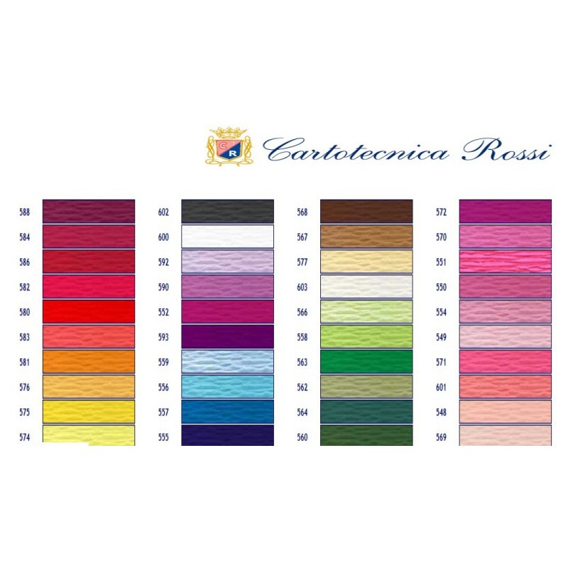 Bibuła karbowana, włoska gruba 180g oliwkowa 562 Cartotecnica Rossi