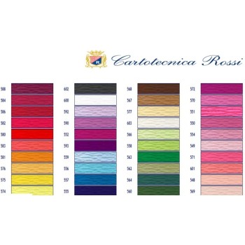 Bibuła karbowana, włoska gruba 180g różowa 570 Cartotecnica Rossi