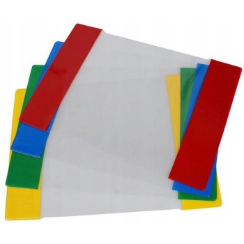 Okładki na zeszyty szkolne A5 kolorowe 10 sztuk 21,2x30,3cm OZK10-01 BIURFOL
