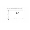 Okładka na zeszyty szkolne A5 bezbarwne 50 sztuk PP/PE 21,2x30x3cm OPP-01 BIURFOL